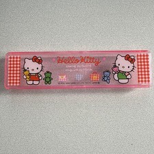 Hello Kitty Pencil Case Pink Retro Rare Hello Kitty Kitty Pen Case
