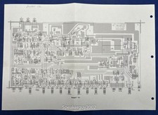 Original Peavey Bandit 112 Foldout Schematic