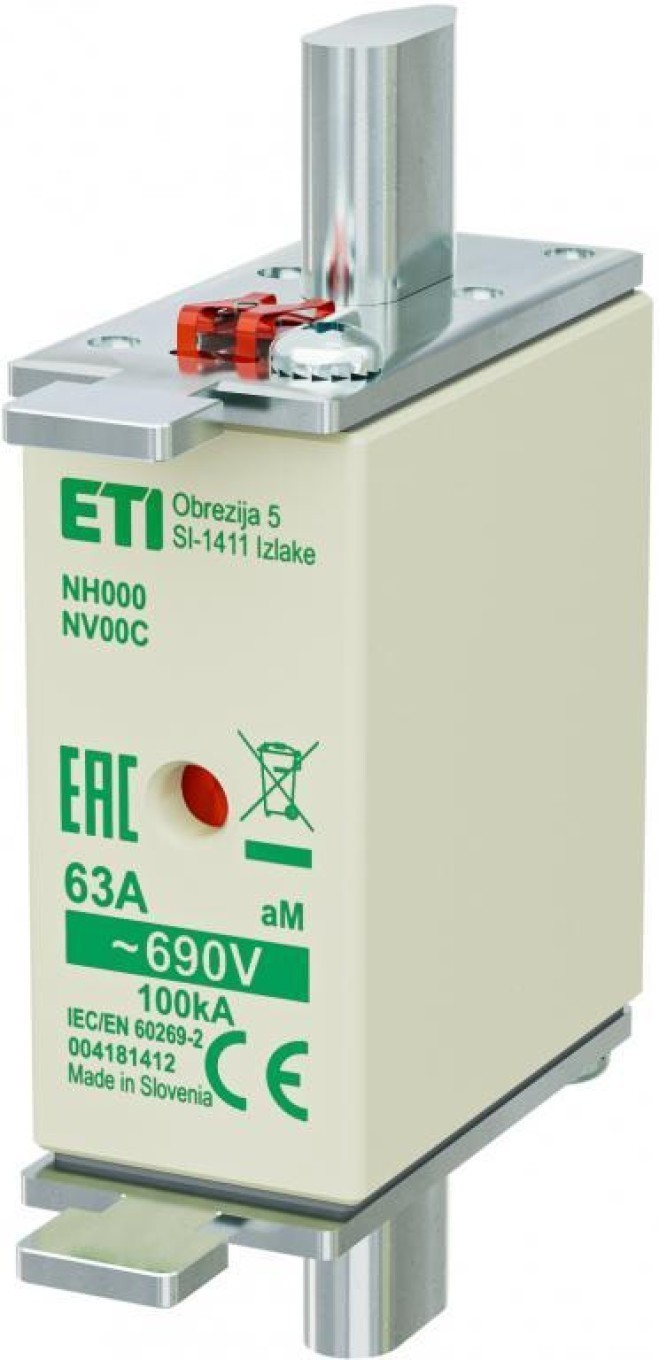 Fuse block NH000 63A aM 690V 004181412 WT-NH
