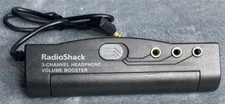 Radio Shack 3-Channel Headphone Volume Booster Amplifier CAT: 33-1109 "Tested"