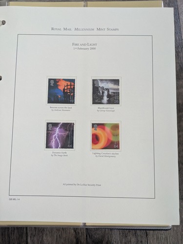 2000 Royal Mail Millennium Mint Stamp Card Series Presentation Folder & Cards - Bild 10 von 24