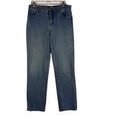 Gloria Vanderbilt Jeans Women's Size 12 Amanda Straight Leg High Rise Stretch