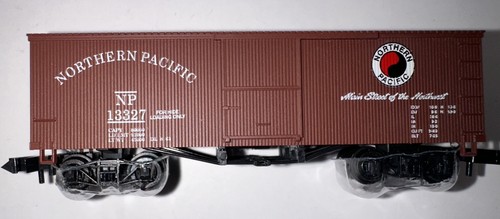 Roundhouse 87509 Northern Pacific 36' Ot Truss Rod Box Car escala N - NiB impecable | Zustand: New