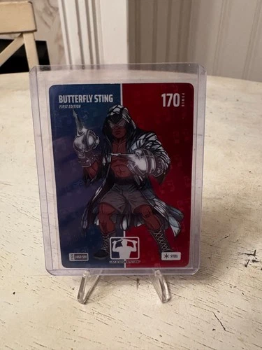 Bo Jackson Battle Arena #LOGO-591 Ali `Butterfly Sting` SSP Logofoil Steel