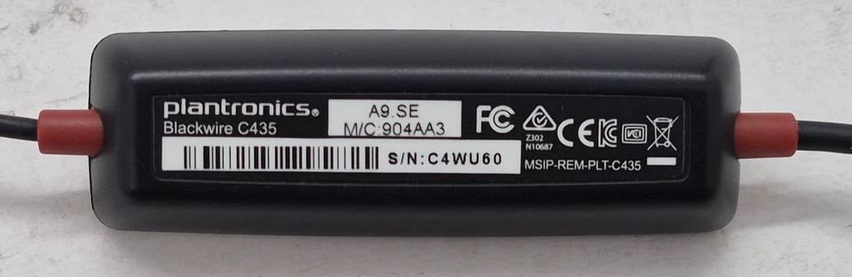 Plantronics Blackwire C435-M Stereo or Mono UC Headset W/ Carrying Case - Image 4 of 4