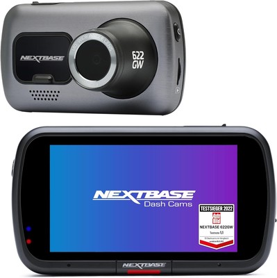 Dashcam 4k, Silber 3 Zoll HD IPS Touchdisplay,Nextbase 622GW, DEFEKT ''TOT''
