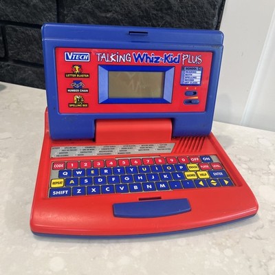 VTech Talking Whiz Kid Plus Electronic Learning Laptop Computer Tested Working