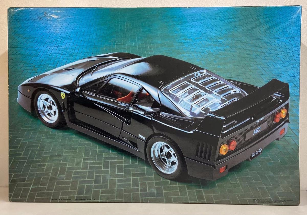 フジミ1/12 Ferrari F40 BlackStar ダイキャストモデル Fujimi 1/12 Scale Ferrari F40 Blackstar Diecast Series Unassembled