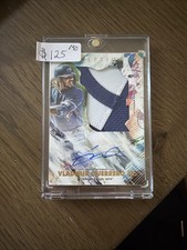 2020 Topps Inception - Inception Autograph Jumbo Patch Vladimir Guerrero Jr /90