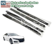 Canal de funcionamiento de vidrio para puerta delantera trasera compatible con Honda Accord CR1 CR2 CR3 CR4 CR5 4 PUERTAS 13-17
