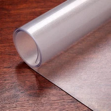 Stockroom Plus Frosted Clear Desk Protector Mat, 1.5mm 16 x 32 in, 