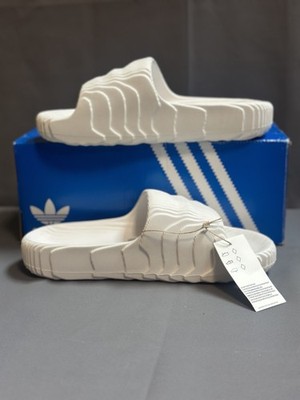 Adidas Adilette 22 Slides Crystal White Men Size 8 HQ4672 NEW adidas Adilette 22 Slides - White | Men main image 4