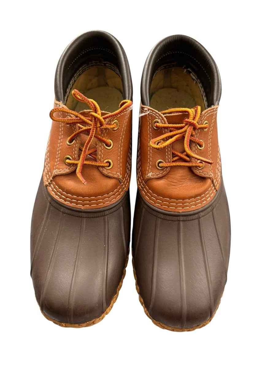 LL BEAN “Bean Boots” men’s brown rubber/leather rain “duck” does. Size 10M EUC LL BEAN GORE TEX Mens 10M 400g PrimaLoft Snow Rain Duck Bean  main image 4