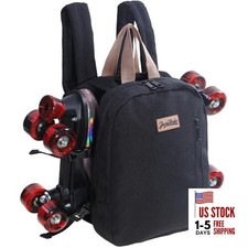 Roller skates bags for Women Men, Multi-functional Sports Regular Black