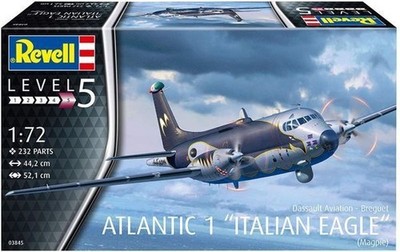 MW22 REVELL 03845 BREGUET ATLANTIC 1 ITALIAN  PLASTIC KIT 1:72