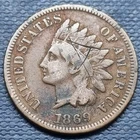 1869 Indian Head Cent 1c Better Grade Details #101530