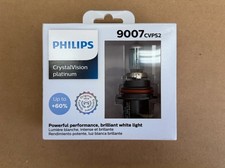 Philips 9007cvp Crystalvision Platinum Headlight Bulbs Pair Brand New