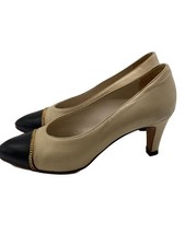 CHANEL Pumps EU36.5 US6 Beige