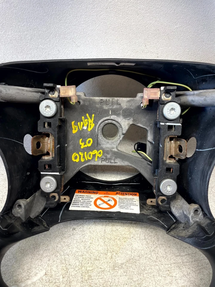 1998-2003 Ford Ranger Steering Wheel Black Leather OEM - Image 2 of 4