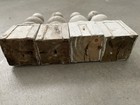 Rare Vintage White Wooden Post Finials — photo 10