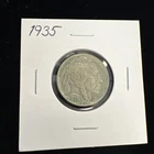 1935 Indian Head Buffalo Nickel - F-VF / Excellent Details / Nice! - No Reserve!