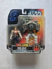 Star Wars PotF 1996 Deluxe Han Solo with Smuggler Flight Pack Action Figure New