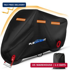 Motorcycle Cover, 600D Heavy Duty Waterproof Motorbike Cover, Dustproof Motorcyc