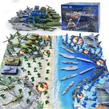 Army Men Playset - Large Set Including Action Figures, Battle Mat,... 