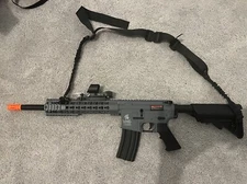 Lancer Tactical Gen2 M4 350FPS Black Electric AEG Airsoft Rifle Gun Metal Barrel