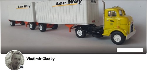 1/50 o scale 3d printed 1954 Studebaker delivery truck handmade custom kitbash - Picture 10 of 10