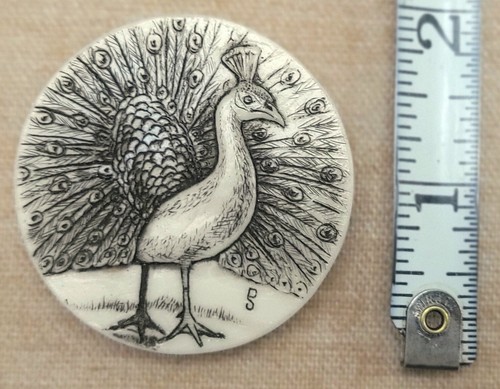 Imán de nevera de pavo real nuevo refrigerador para pájaros - Imagen 2 de 4