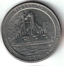 USA - 2011D - Washington ¼ $ - Vicksburg - Rare - #19780