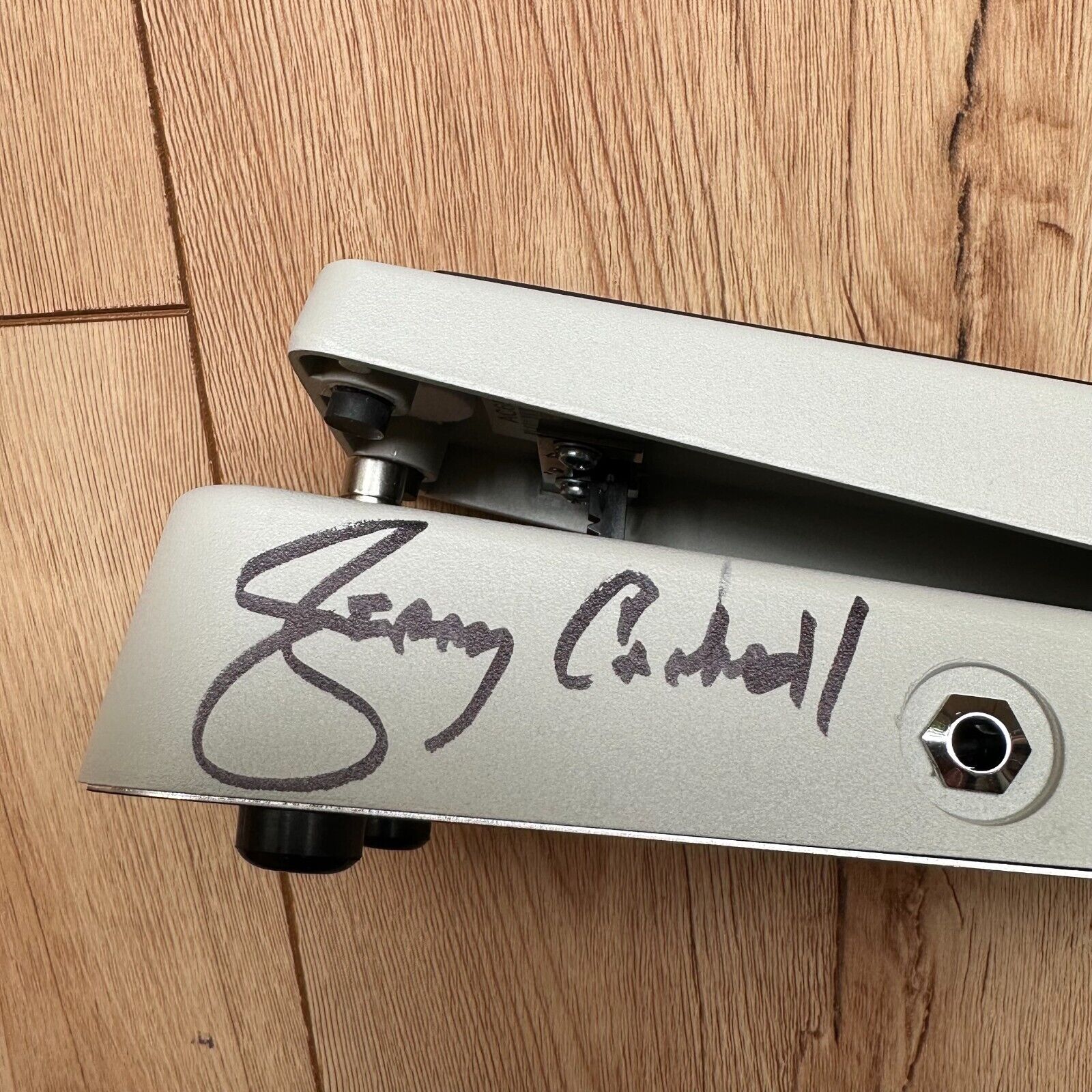  Jerry Cantrell SIGNED Firefly Cry Baby White Wah Pedal Jim Dunlop JC95FF