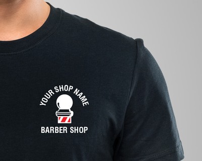 BARBERS POLE BARBERS SIGN T-SHIRTS 