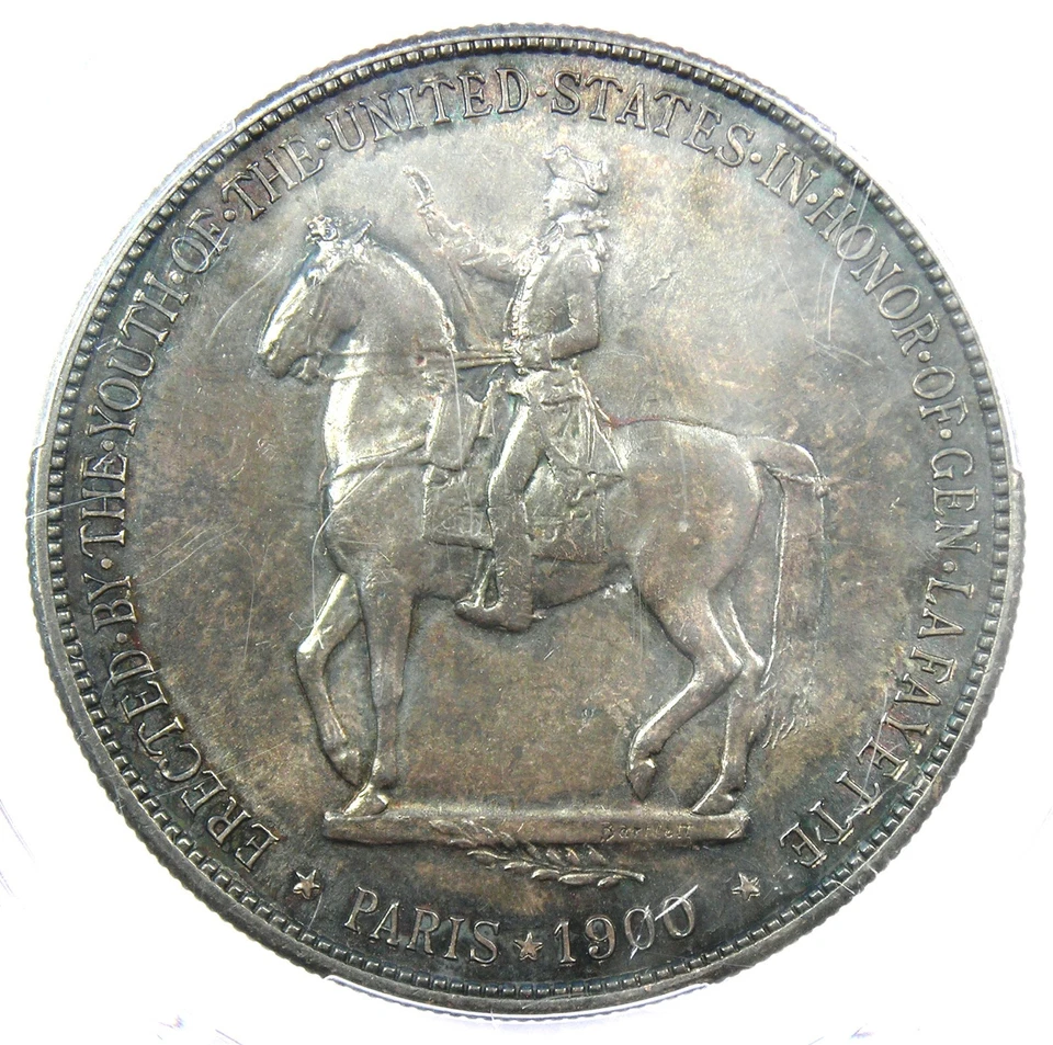 1900 Lafayette Silver Dollar $1 Coin - Certified PCGS Uncirculated Detail UNC MS - Image 4 of 4