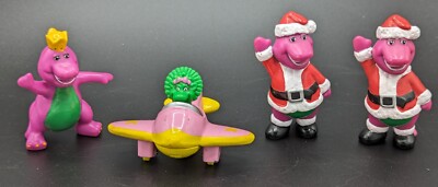 Barney Purple Dinosaur & Baby Bop Figures Vintage 1990s Lyons Group Toys