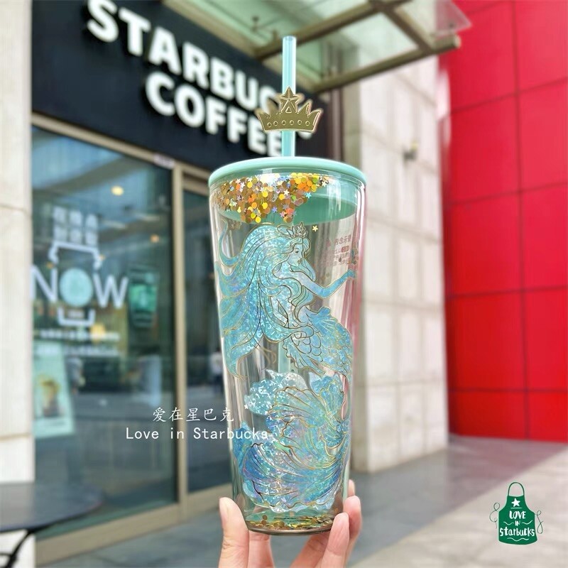 Starbucks first Starbucks マーメイド コールドカップ 台湾スターバックス コールドカップ マーメイド 20oz (Starbucks