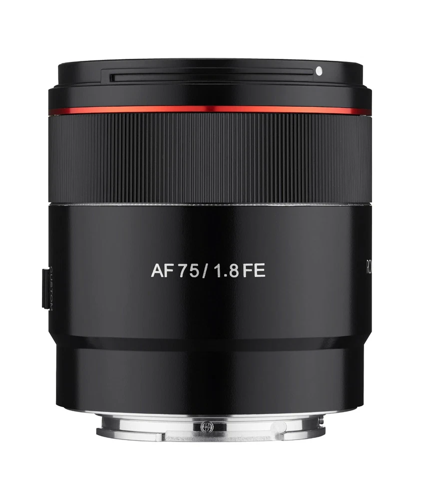 Rokinon AF 75mm f/1.8 Auto Focus High Speed Telephoto Lens for Sony E - IO75AF-E - Image 3 of 4
