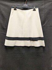 Women's Prada Skirt Sz 46 Cream Wool Skirt