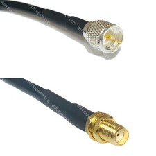 RFC240 MINI UHF MALE to SMA FEMALE Coax RF Cable USA-Ship Lot