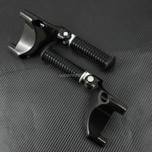 Rear Passenger Foot Pegs Pedal Mount Fit For Harley Sportster XL883 1200 04-13 - Picture 11 of 13