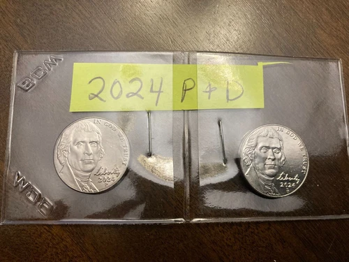 2024 P & D JEFFERSON NICKEL SET BU *please read description*