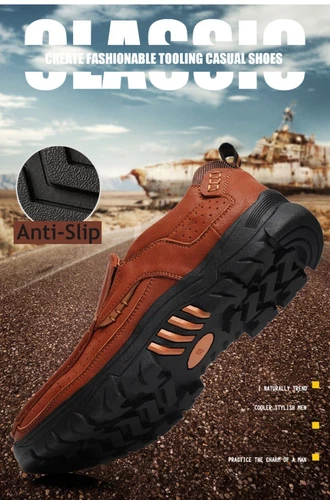 Herren Halbschuhe Freizeitschuhe Wasserdicht Outdoor Slipper Sneaker Wasserdicht Schwarz - Bild 4 von 18