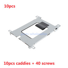 lot 10pcs - HDD SSD SATA Hard Drive Caddy Adapter for Dell Latitude E5420 E5520
