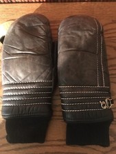 Vintage Grandoe Brown Gloves Size One Size
