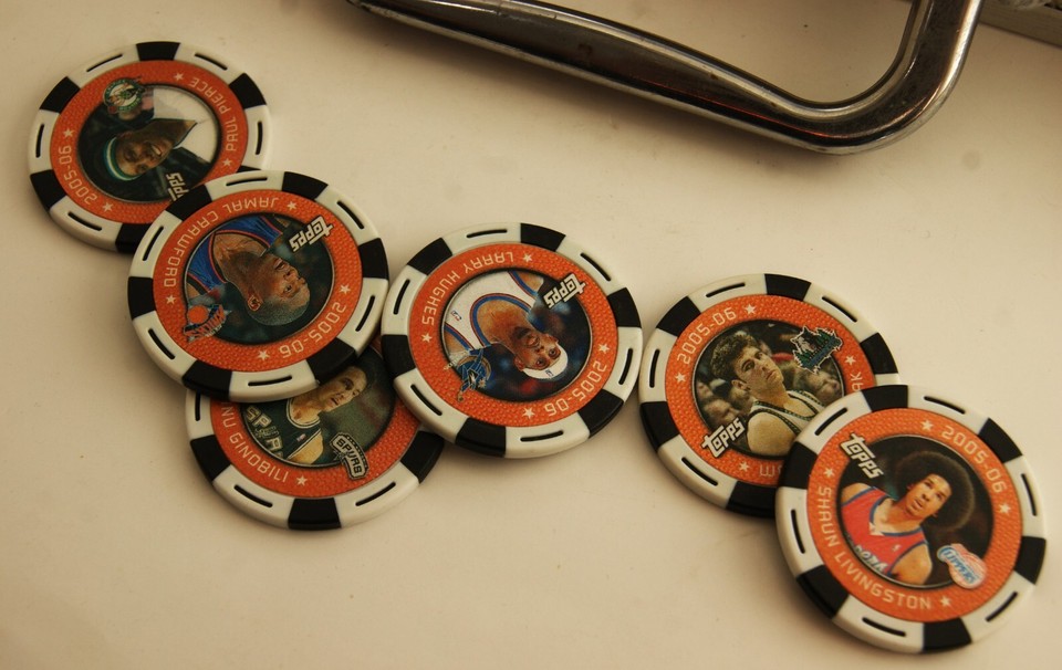 200506 Topps NBA Poker Chip Set in Metal Case 200 Chips eBay