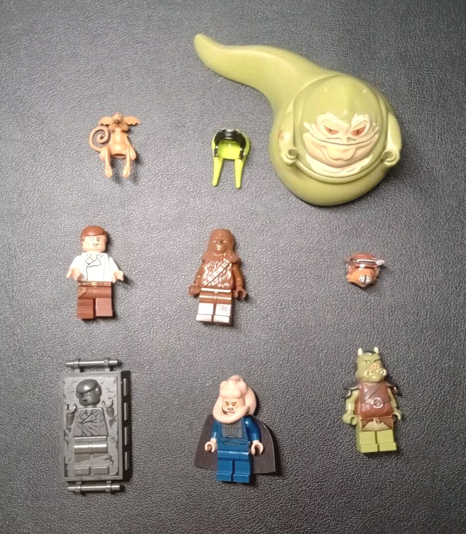 Lego Star Wars Jabba's Palace 9516 Lot of minifigures and