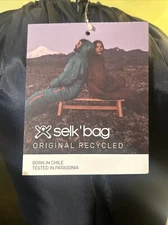 New Adult S Selk'Bag Lite recycled wearable sleeping bag in black
