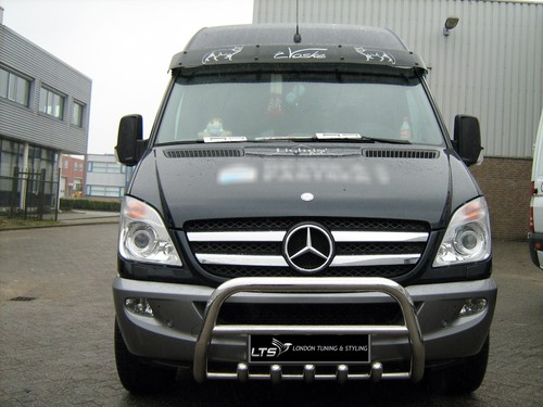 Chrome Kühlergrill 4 Stück S.Steel für Mercedes Sprinter W906 von 2006 bis 2013