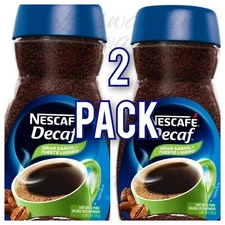 2 Pck  Instantaneo decaf coffee Café soluble Nescafé Decaf descafeinado 170 g